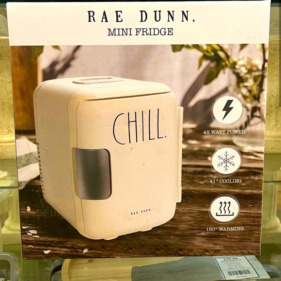 Rae Dunn Other - Rae Dunn Portable Mini Fridge with Car Charger